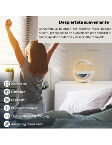 Sveglia Wireless BT-3401 con luce e... Sveglia Wireless BT-3401 con luce e...