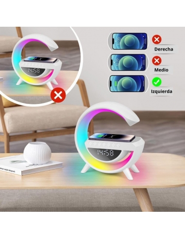 Sveglia Wireless BT-3401 con luce e... Sveglia Wireless BT-3401 con luce e...