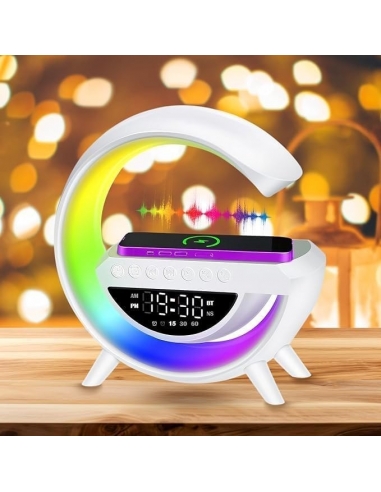 Sveglia Wireless BT-3401 con luce e... Sveglia Wireless BT-3401 con luce e...