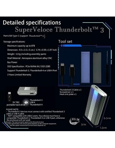 TEKQ 2TB SSD portatile esterno... TEKQ 2TB SSD portatile esterno...