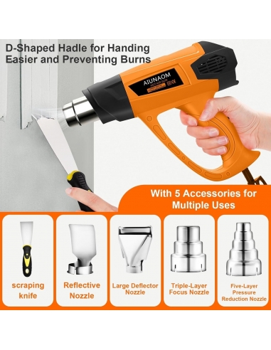 AIUNAOM Pistola Termica Aria Calda...