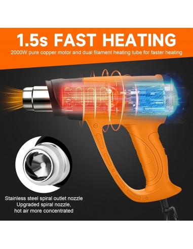 AIUNAOM Pistola Termica Aria Calda...