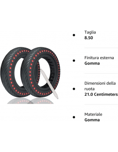 Pneumatico Solido Da 8,5 Pollici,...