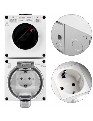 Presa Impermeabile Premium IP66...