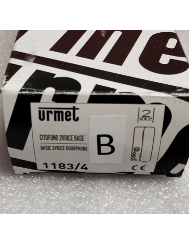 Urmet 1183/4 citofono BASE 2Voice... Urmet 1183/4 citofono BASE 2Voice...