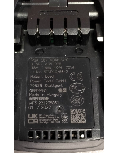 Bosch Batteria PBA 18V 4.0Ah W-C...