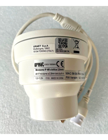 Urmet 1093/180M4I Telecamera MINIDOME... Urmet 1093/180M4I Telecamera MINIDOME...