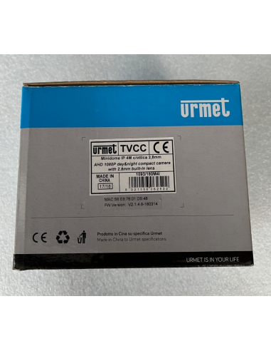 Urmet 1093/180M4I Telecamera MINIDOME... Urmet 1093/180M4I Telecamera MINIDOME...