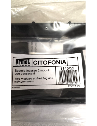 Urmet 1145/52 Scatola incasso in...