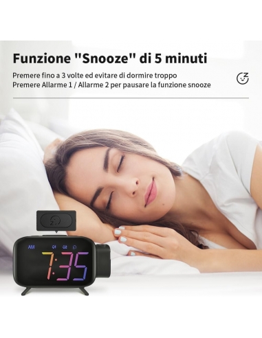 ELEHOT-Store Sveglia Proiettore... ELEHOT-Store Sveglia Proiettore...