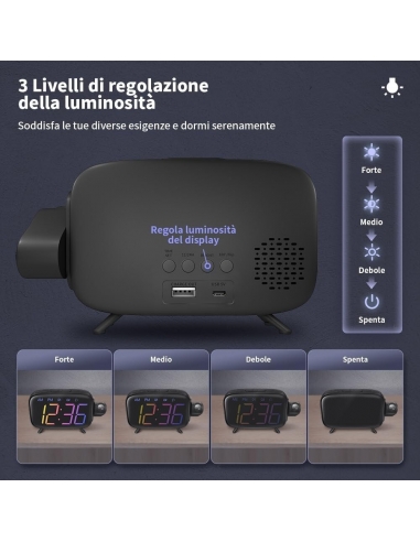 ELEHOT-Store Sveglia Proiettore... ELEHOT-Store Sveglia Proiettore...