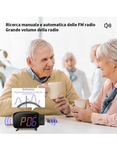 ELEHOT-Store Sveglia Proiettore... ELEHOT-Store Sveglia Proiettore...