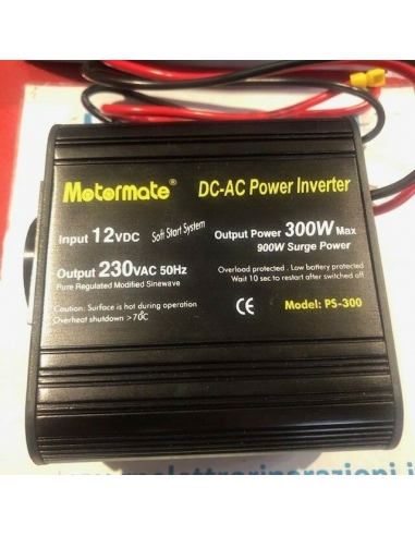 Inverter ingresso 12Vdc uscita 220Vac...