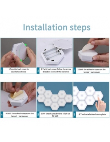 5x Luci LED per Armadio, 2... 5x Luci LED per Armadio, 2...