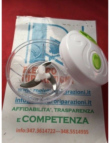 Tritatutto con Corda Grattugia 3 Lame...