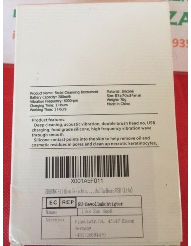 Spazzola per la pulizia del viso...