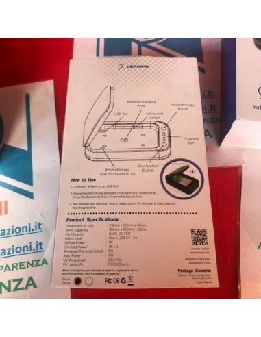 Lexuma XGERM Sterilizzatore... Lexuma XGERM Sterilizzatore...