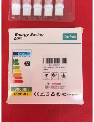Lampadina Led G9 2W Bianco Caldo... Lampadina Led G9 2W Bianco Caldo...