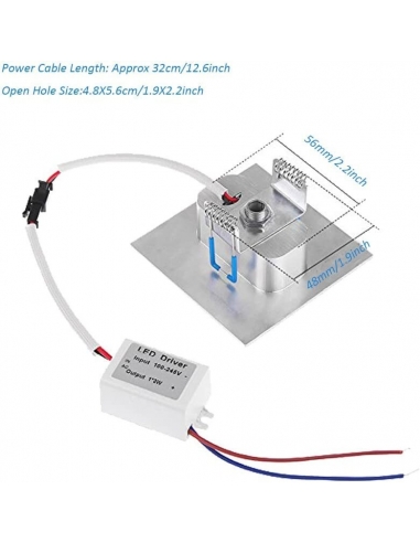 Lampada da Parete Incasso LED Scale... Lampada da Parete Incasso LED Scale...