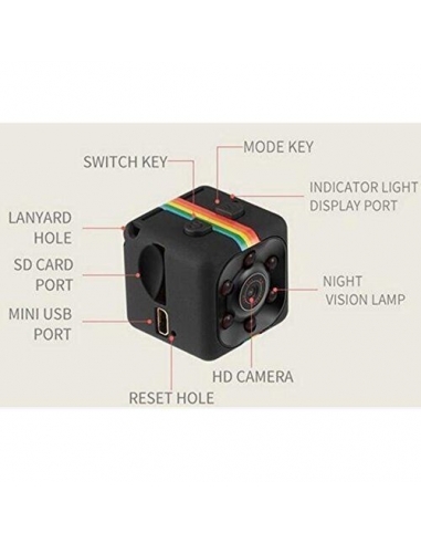 Sansnail Mini telecamera SQ11 HD 32GB... Sansnail Mini telecamera SQ11 HD 32GB...