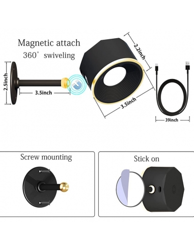 Applique da parete a LED da lettura a... Applique da parete a LED da lettura a...