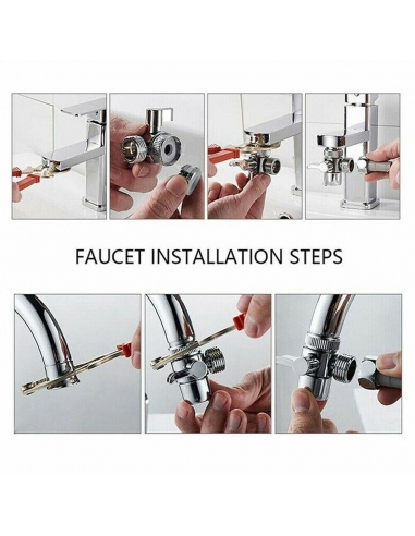 Rubinetto Doccia Set Lavabo Rubinetto...