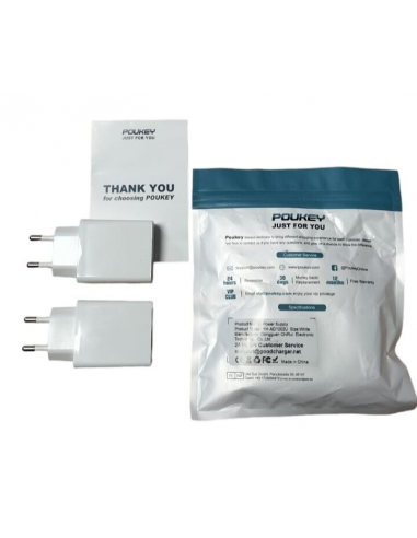 Poukey YH-AD1202U-EU Caricabatterie...