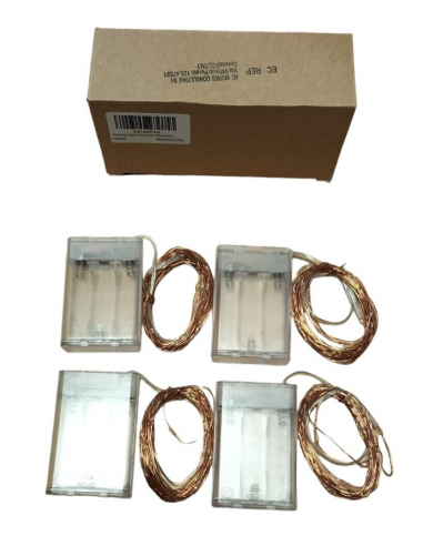 Led Stringa Luci Batteria 5m 50 Led...