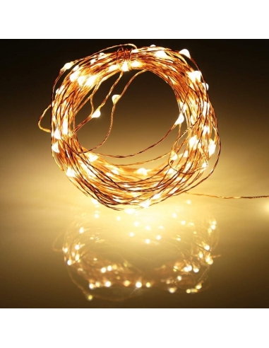 Led Stringa Luci Batteria 5m 50 Led...