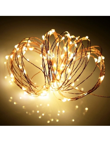 Led Stringa Luci Batteria 5m 50 Led...