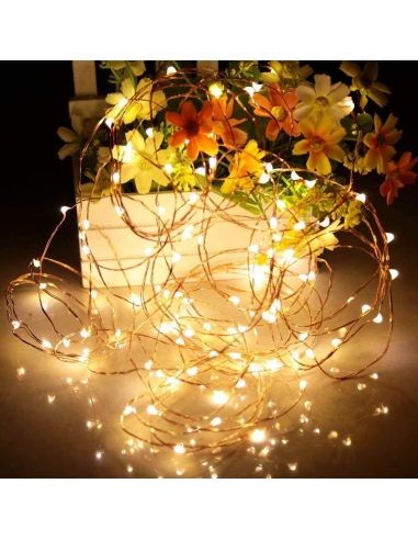 Led Stringa Luci Batteria 5m 50 Led...