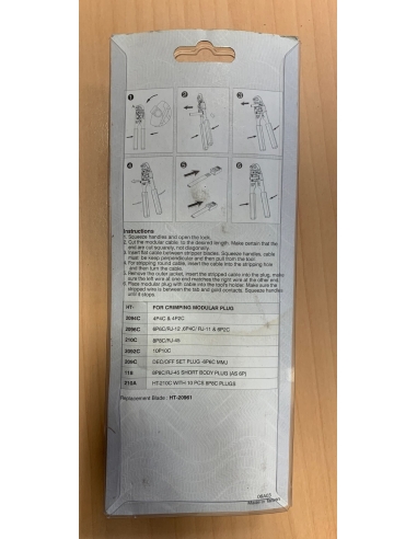 HT-210C Pinza crimpatrice per...