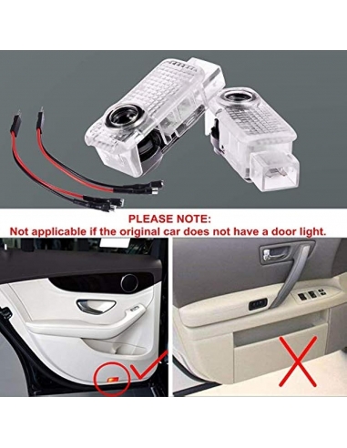 Luce Porta Auto AUDI LED Logo 3D...