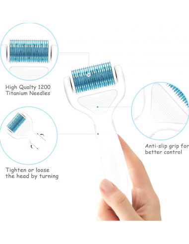 Dermaroller 6 in 1 Kit di alta...