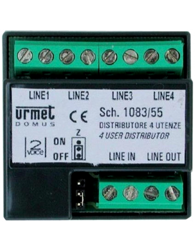 URMET 1083/55 Distributore 4 utenze 2... URMET 1083/55 Distributore 4 utenze 2...