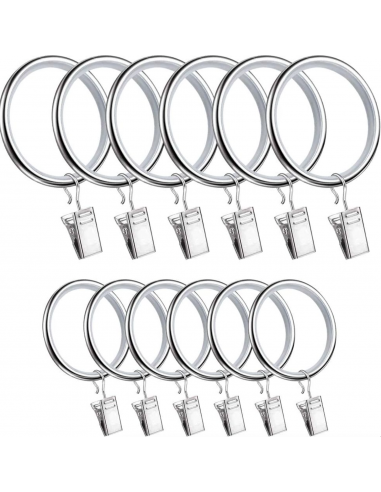 BlueXP 40 Pezzi Anelli per Tende...