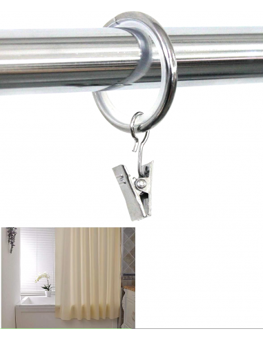 BlueXP 40 Pezzi Anelli per Tende...