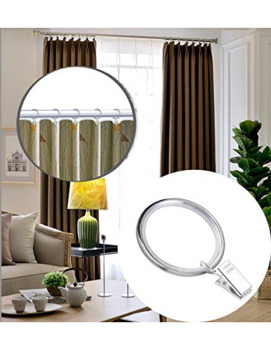 BlueXP 40 Pezzi Anelli per Tende...