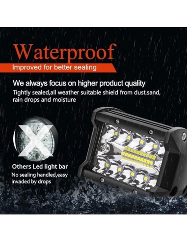 Safego Faro da Lavoro LED 4" 60W...