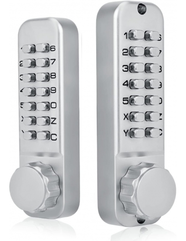 Serratura meccanica con chiusura a...