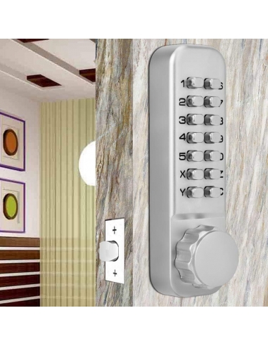 Serratura meccanica con chiusura a...