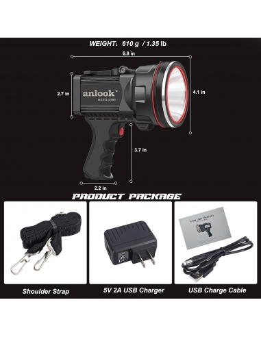 Sun God Potente Torcia Luce LED...