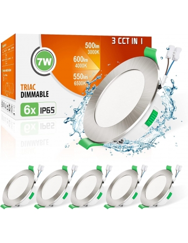 ALUSSO 6 Faretti LED da Incasso, 7W... ALUSSO 6 Faretti LED da Incasso, 7W...