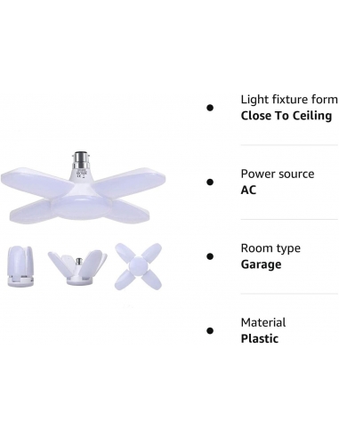 HZSANUE Lampada da garage a baionetta...