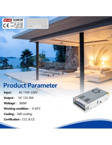 Alimentatore 12V 30A Transformatore... Alimentatore 12V 30A Transformatore...