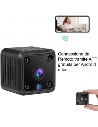 Telecamera spia wifi infrarossi...