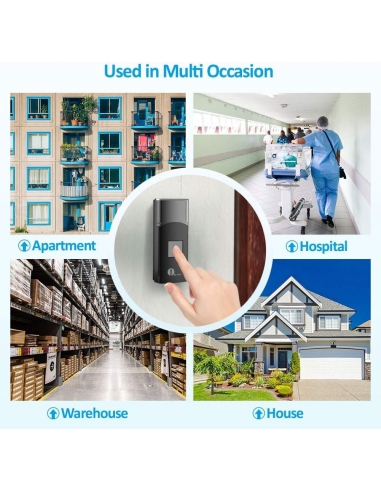 1byone Campanello Casa Senza Fili  1... 1byone Campanello Casa Senza Fili  1...