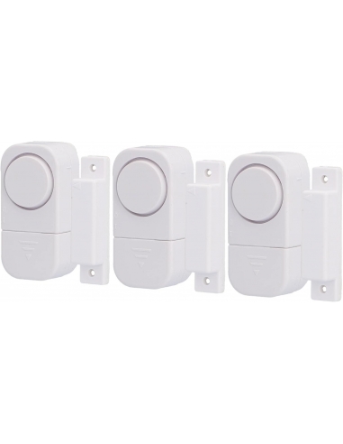 UNITEC Set di 3 allarmi per porte e...