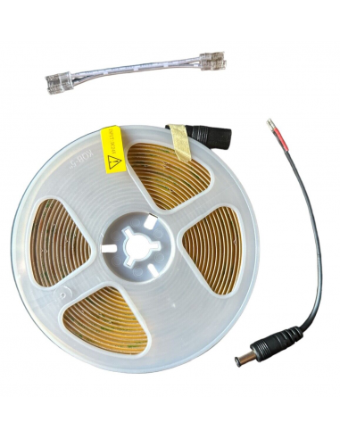 Strisce LED COB 4000K 5M DC24V Bianco...