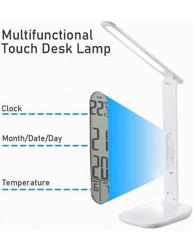 T802C Lampada da Scrivania LED con... T802C Lampada da Scrivania LED con...